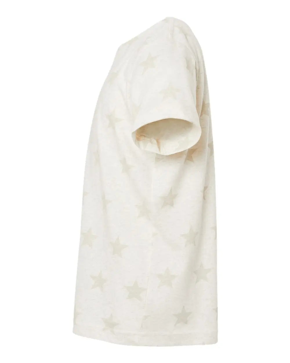 Code Five 2229 Youth Star Print Tee - Natural Heather