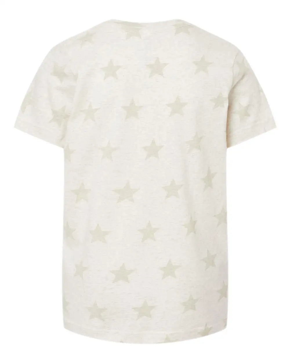 Code Five 2229 Youth Star Print Tee - Natural Heather