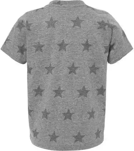 Code Five 3029 Toddler Star Print Tee - Granite Heather