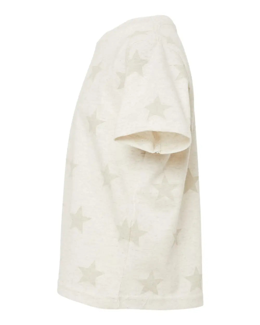 Code Five 3029 Toddler Star Print Tee - Natural Heather