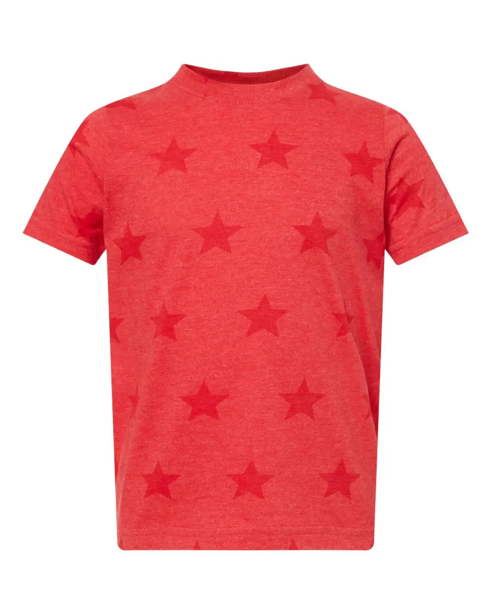Code Five 3029 Toddler Star Print Tee - Red