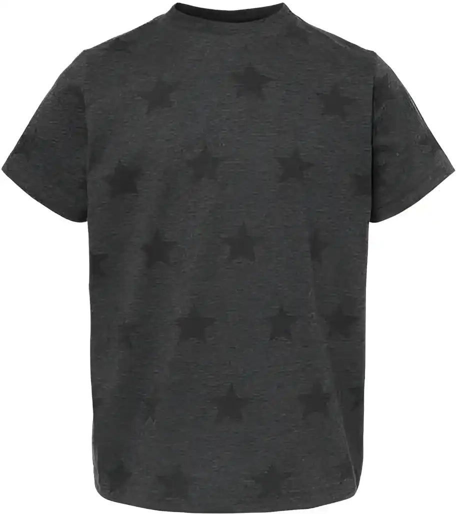 Code Five 3029 Toddler Star Print Tee - Smoke