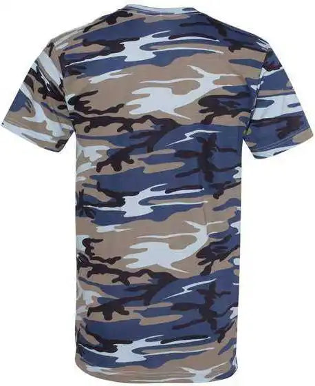 Code Five 3907 Adult Camo Tee - Blue Woodland