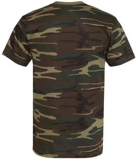 Code Five 3907 Adult Camo Tee Green Woodland