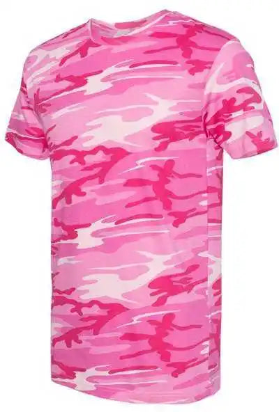 Code Five 3907 Adult Camo Tee - Pink Woodland