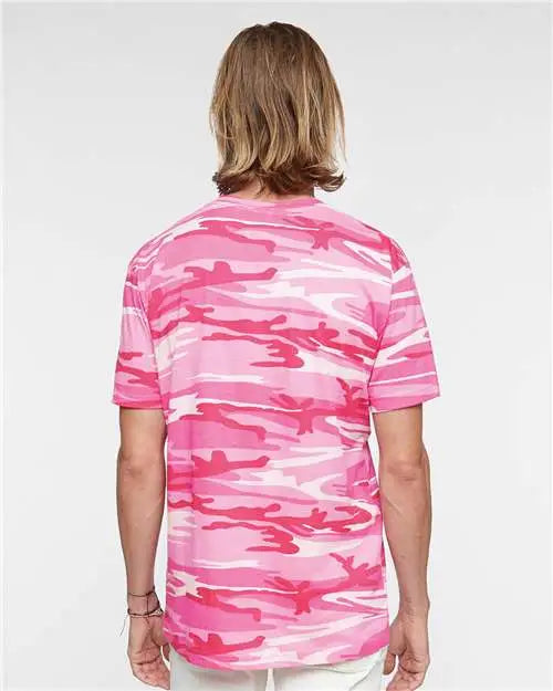 Code Five 3907 Camo Tee - Pink Woodland