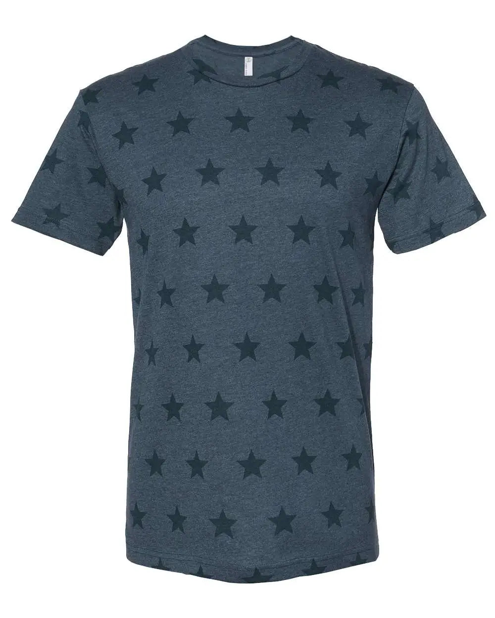 Code Five 3929 Star Print Tee - Denim - Blue / s