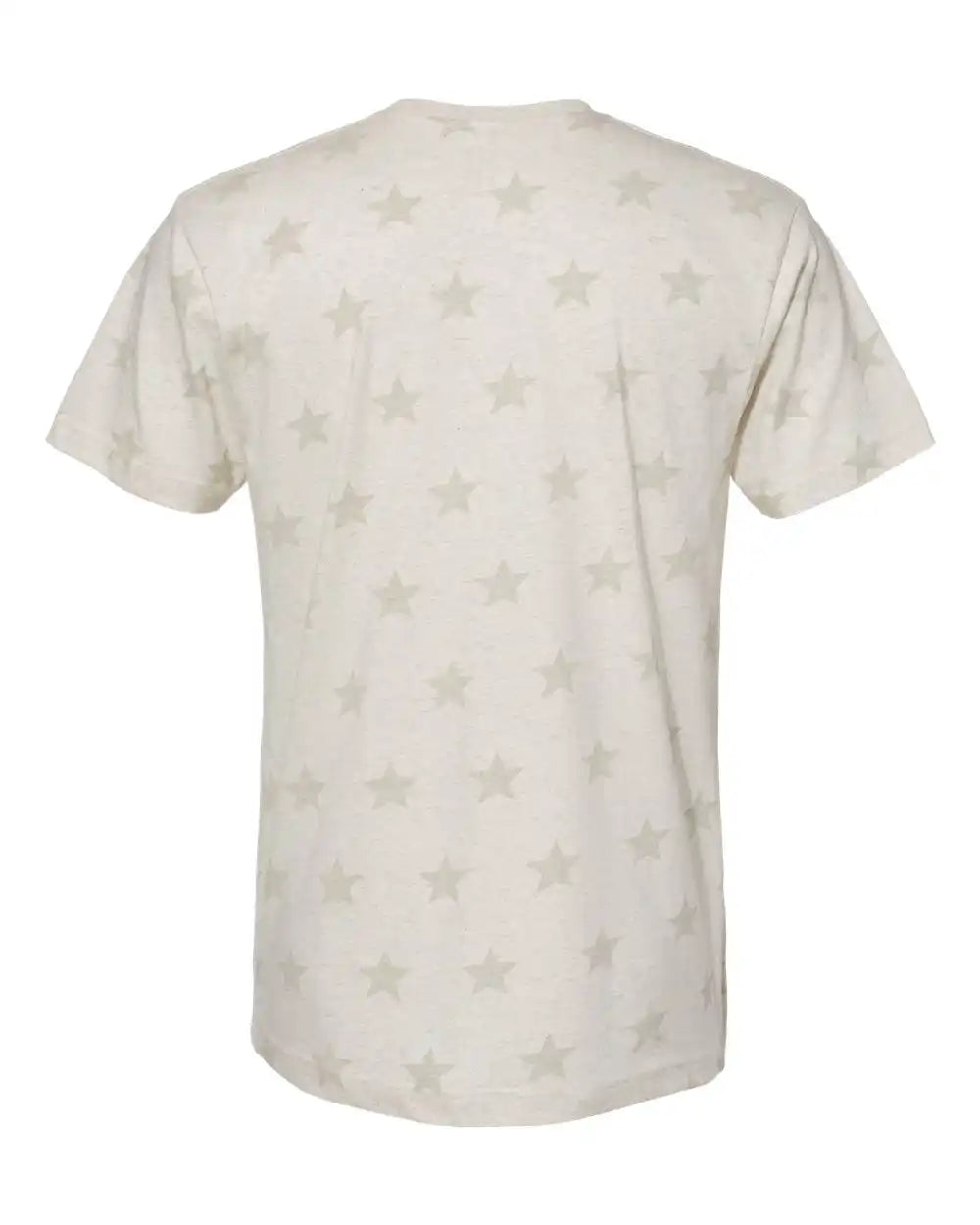 Code Five 3929 Star Print Tee - Natural Heather - s
