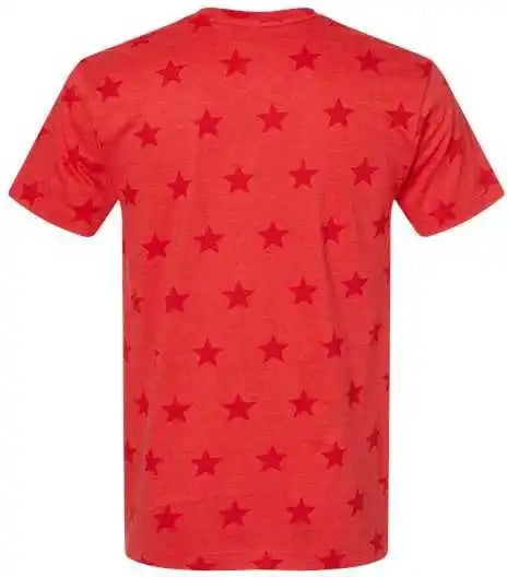 Code Five 3929 Star Print Tee - Red