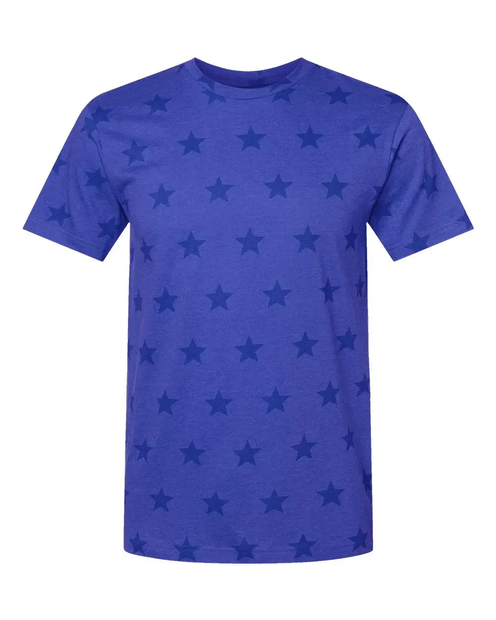 Code Five 3929 Star Print Tee - Royal
