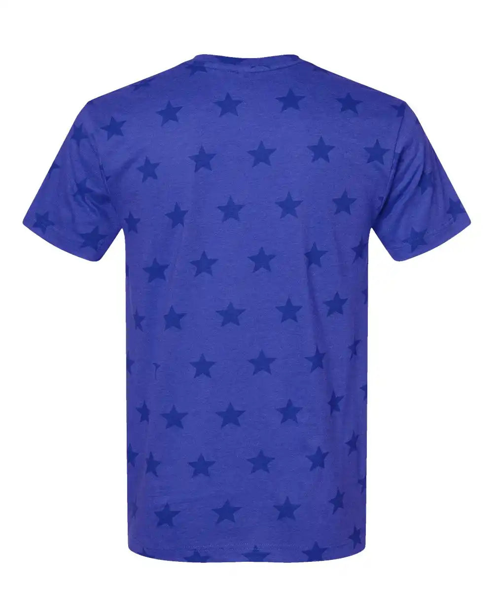 Code Five 3929 Star Print Tee - Royal - s