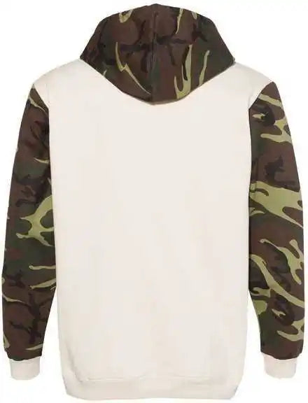 Code Five 3967 Fashion Camo Hooded Sweatshirt Natural Green Woodland Orange