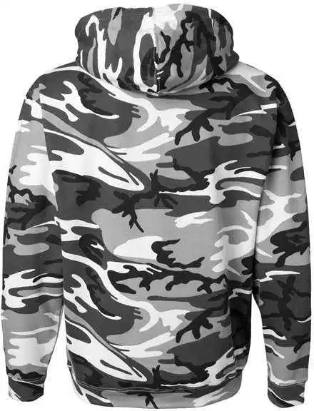 Code Five 3969 Camo Pullover Fleece Hoodie - Urban Woodland