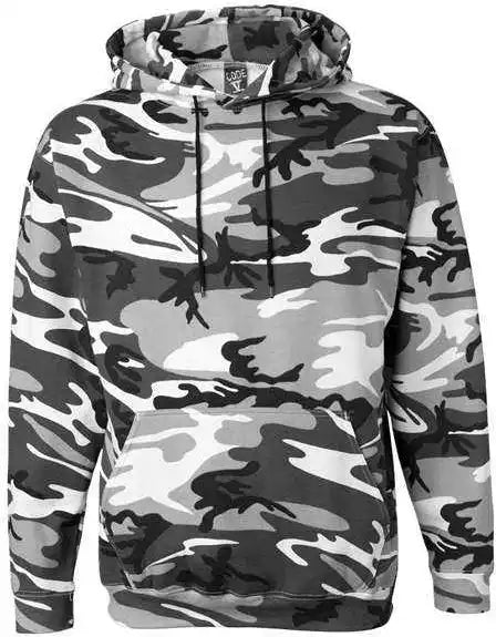 Code Five 3969 Camo Pullover Fleece Hoodie - Urban Woodland