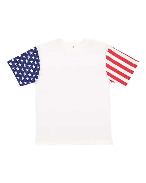 Code Five 3976 Stars & Stripes T-shirt - White
