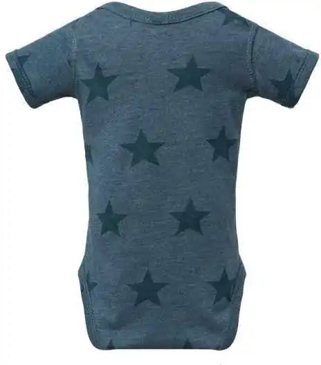 Code Five 4329 Infant Star Print Bodysuit - Denim
