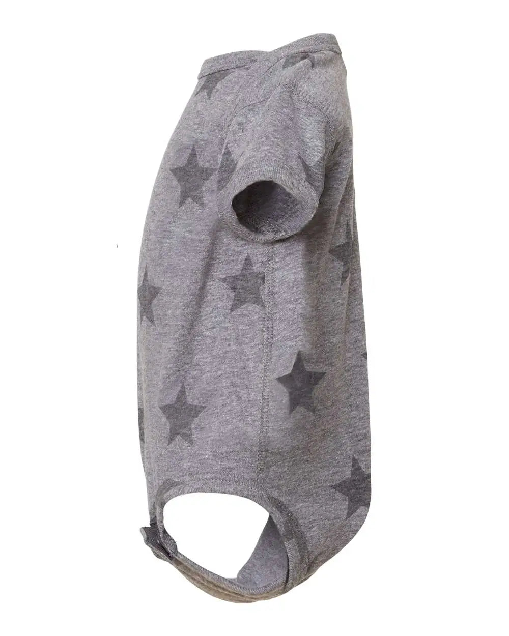 Code Five 4329 Infant Star Print Bodysuit - Granite Heather