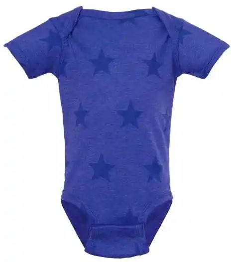 Code Five 4329 Infant Star Print Bodysuit - Royal