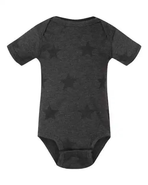 Code Five 4329 Infant Star Print Bodysuit - Smoke