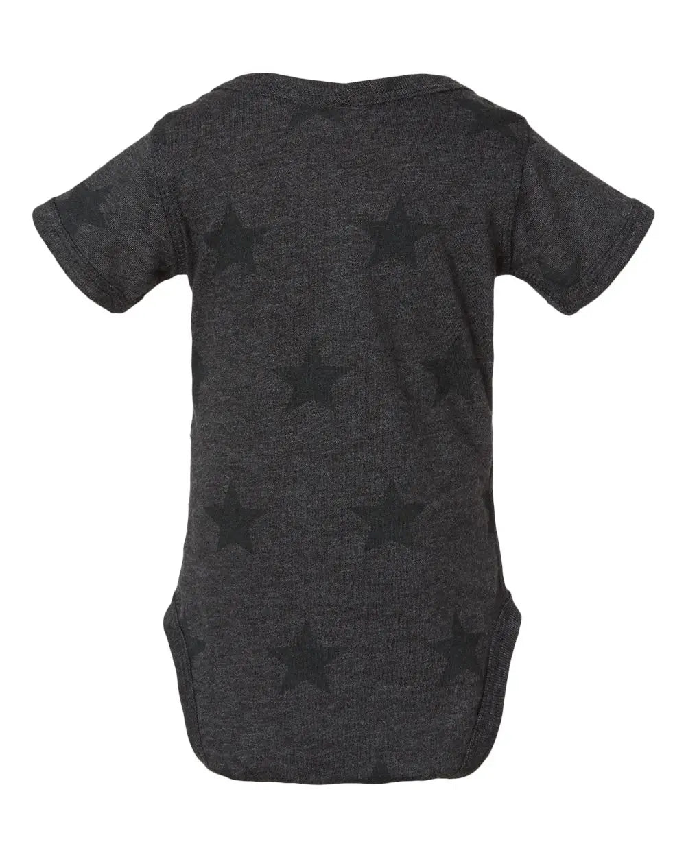 Code Five 4329 Infant Star Print Bodysuit - Smoke - Gray / Nb