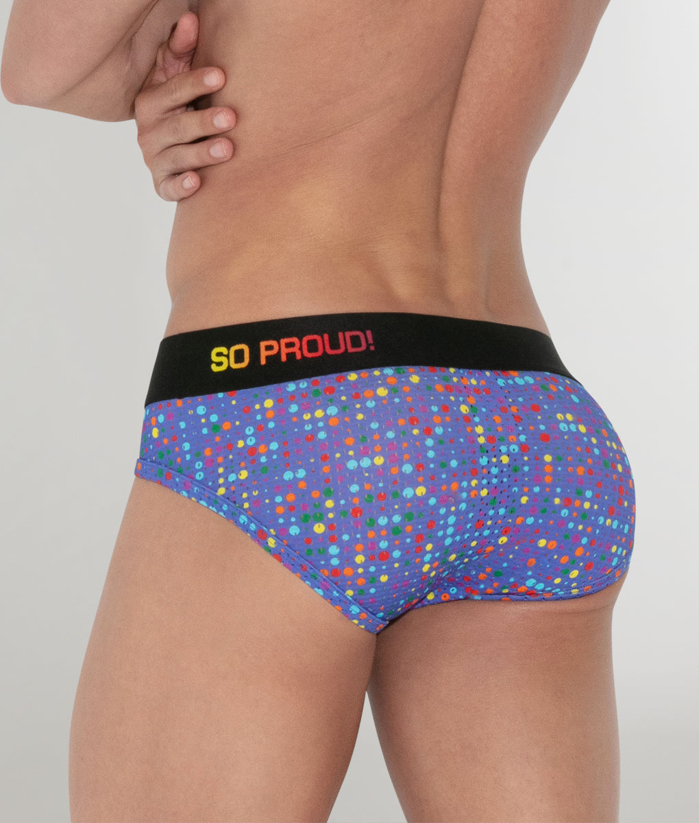 CODE 22 Pride Mesh Brief