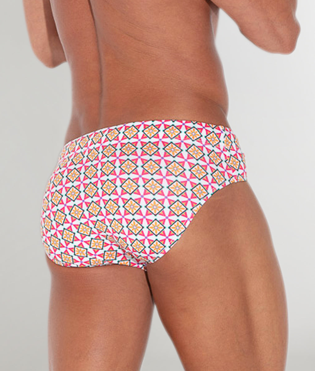 Code 22 Mojacar Swim Brief - Orange / Small
