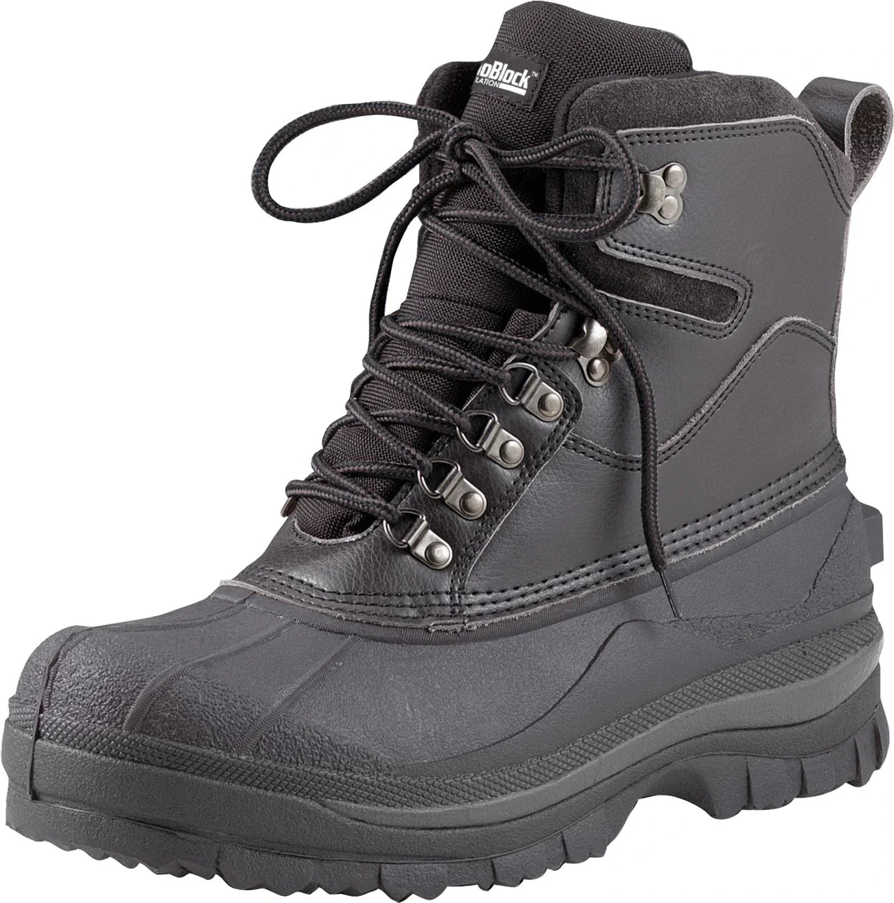 Cold Weather Hiking Boots - 8 Inch - Black / Default