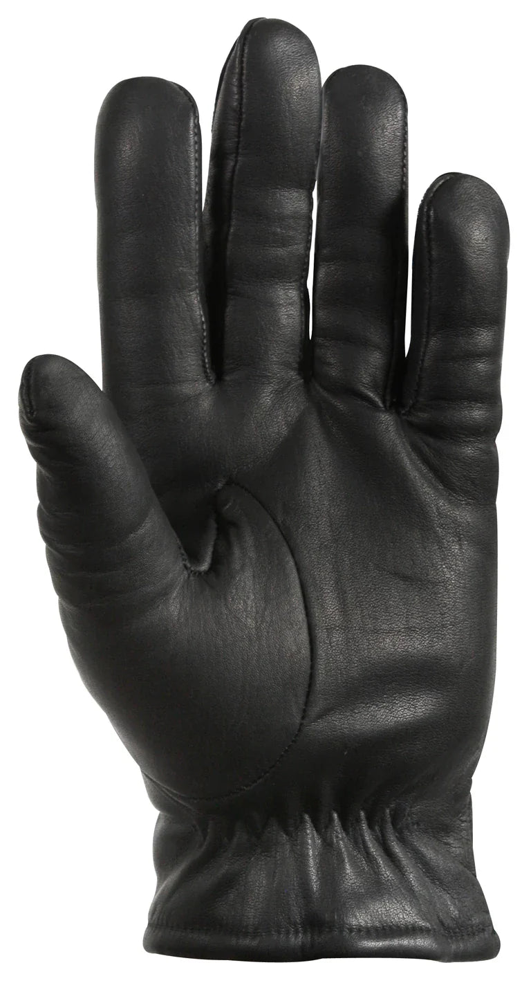 Cold Weather Leather Police Gloves - s