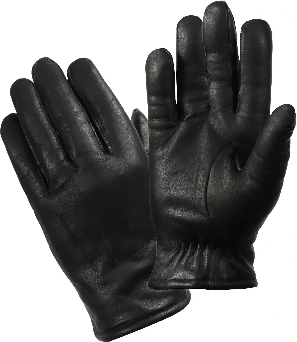 Cold Weather Leather Police Gloves
