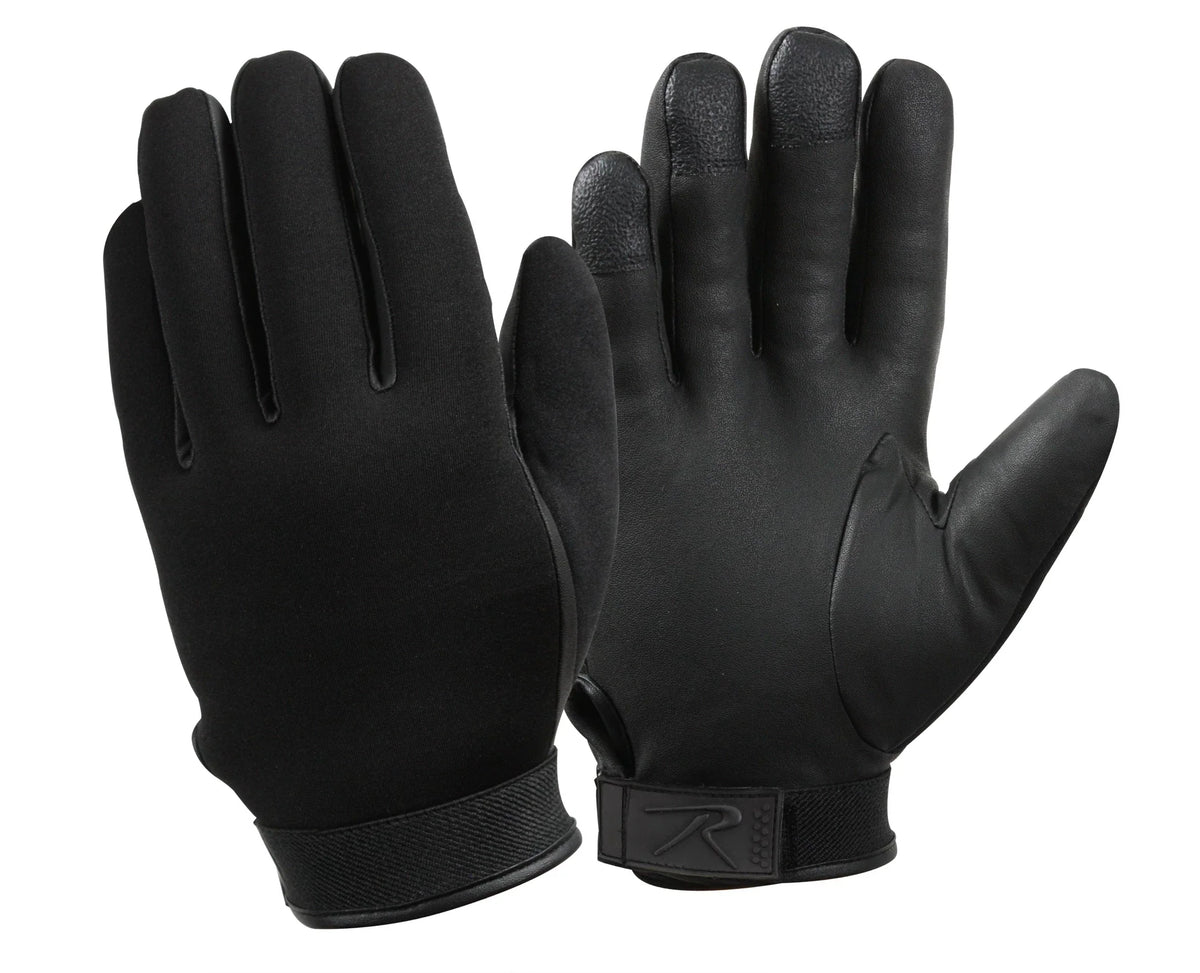 Cold Weather Neoprene Duty Gloves - Black - s