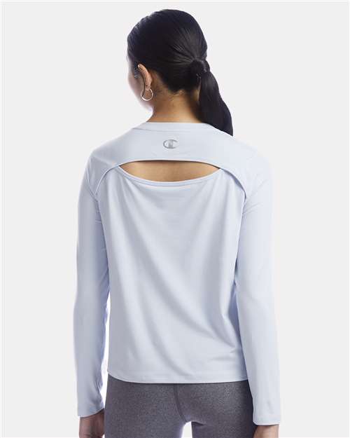 Collage Blue Women&#39;s Sport Soft Touch Long Sleeve T-Shirt - CHP140