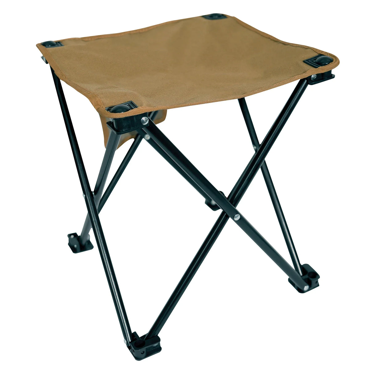 Collapsible 4 Leg Camp Stool - Coyote Brown