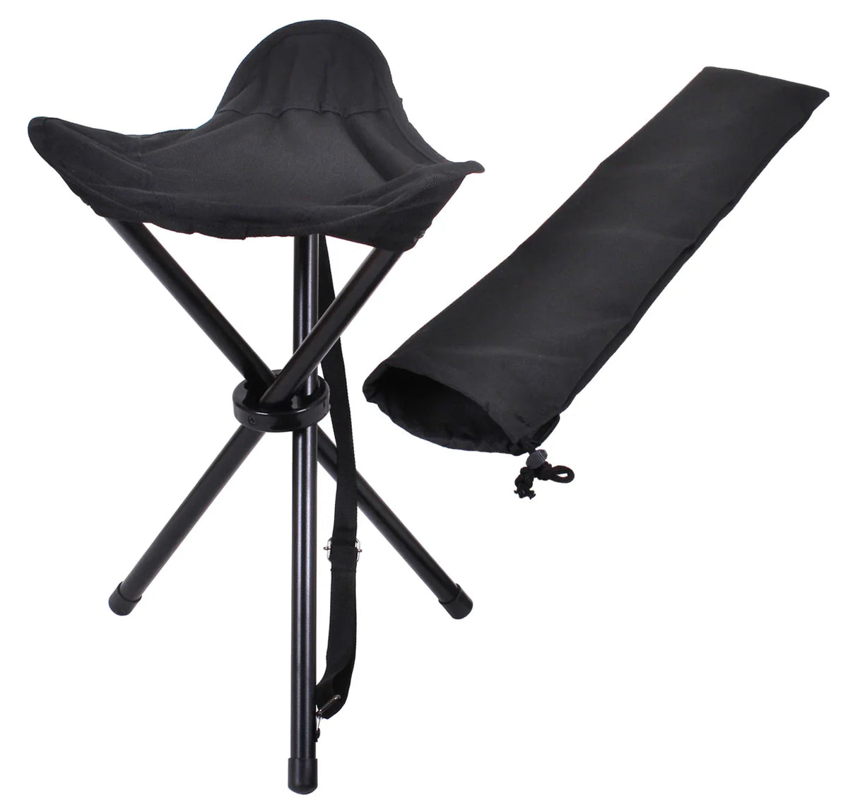 Collapsible Stool with Carry Strap
