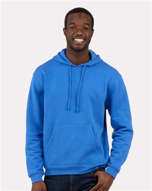 Collegiate Blue Fleece Hooded Pullover - BM5302