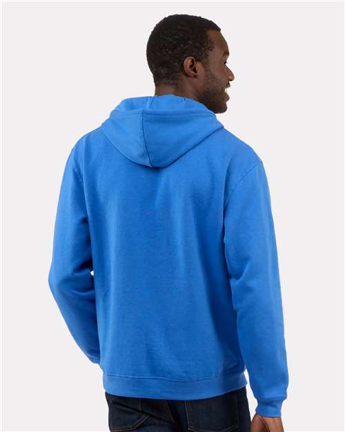 Collegiate Blue Fleece Hooded Pullover - BM5302