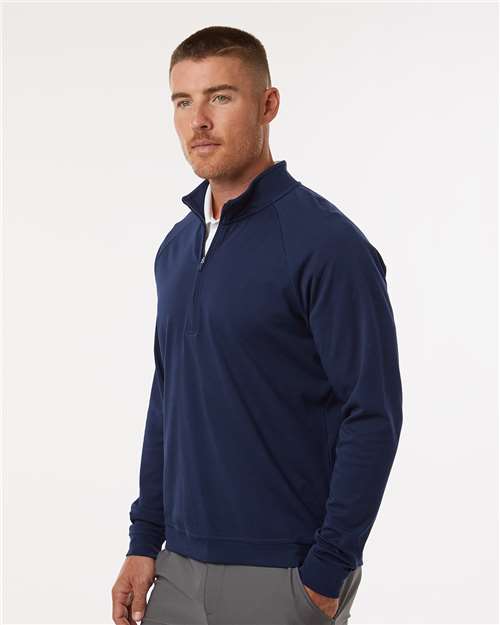 Collegiate Navy Club Quarter-Zip Pullover - A598