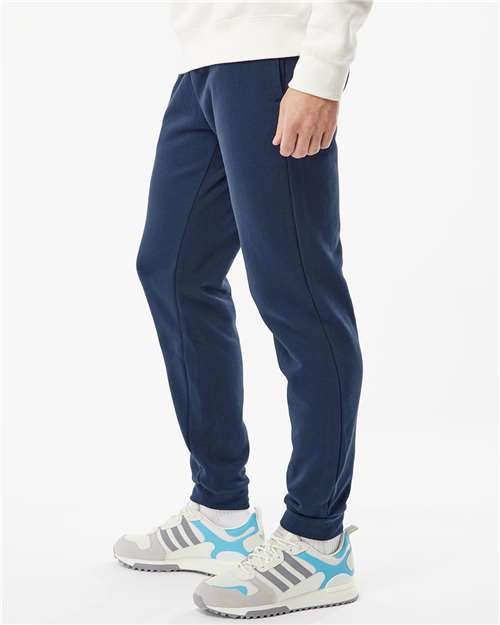 Collegiate Navy Fleece Joggers - A436