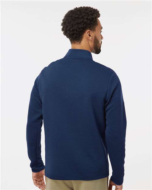 Collegiate Navy Spacer Quarter-Zip Pullover - A588 plain