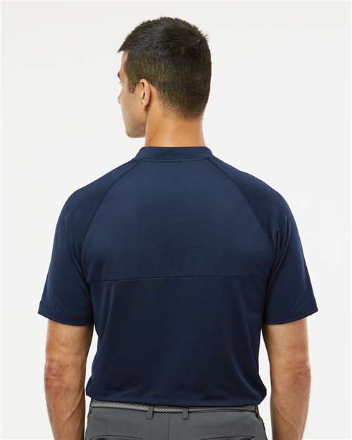 Collegiate Navy Sport Collar Polo - A584