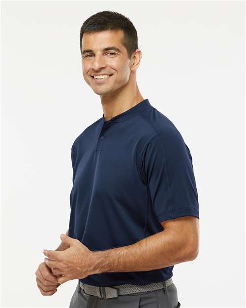 Collegiate Navy Sport Collar Polo - A584
