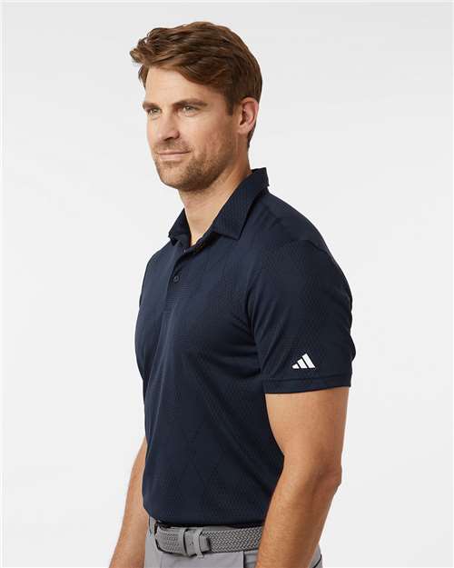 Collegiate Navy Ultimate Textured Polo - A2008