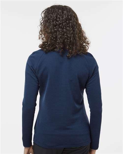 Collegiate Navy Women&#39;s Spacer Quarter-Zip Pullover - A589