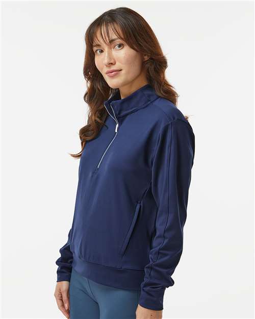 Collegiate Navy Women&#39;s Ultimate365 Quarter-Zip Pullover - A1002
