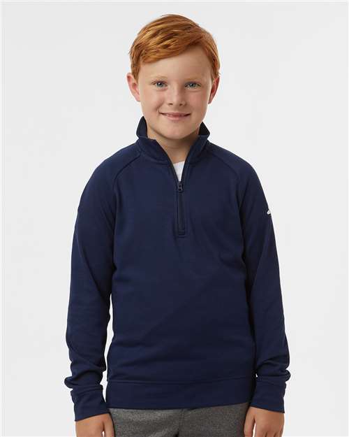 Collegiate Navy Youth Quarter-Zip Pullover - A4001