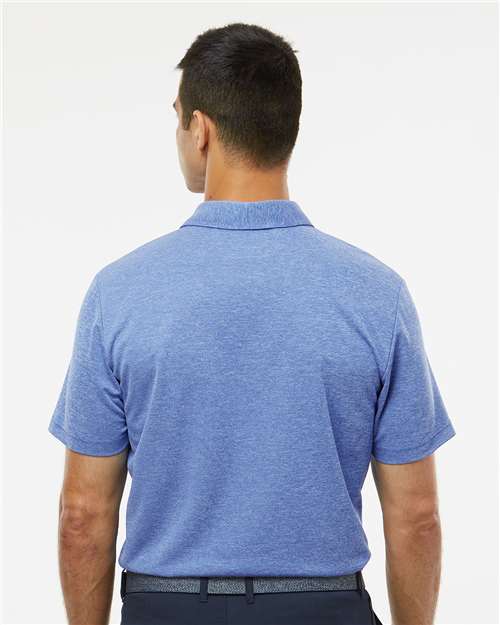 Collegiate Royal Melange Heathered Polo - A582