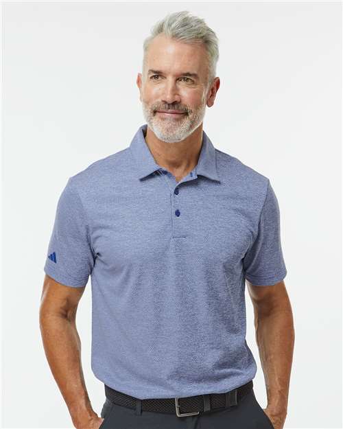 Collegiate Royal Melange Space Dyed Polo - A591 plain
