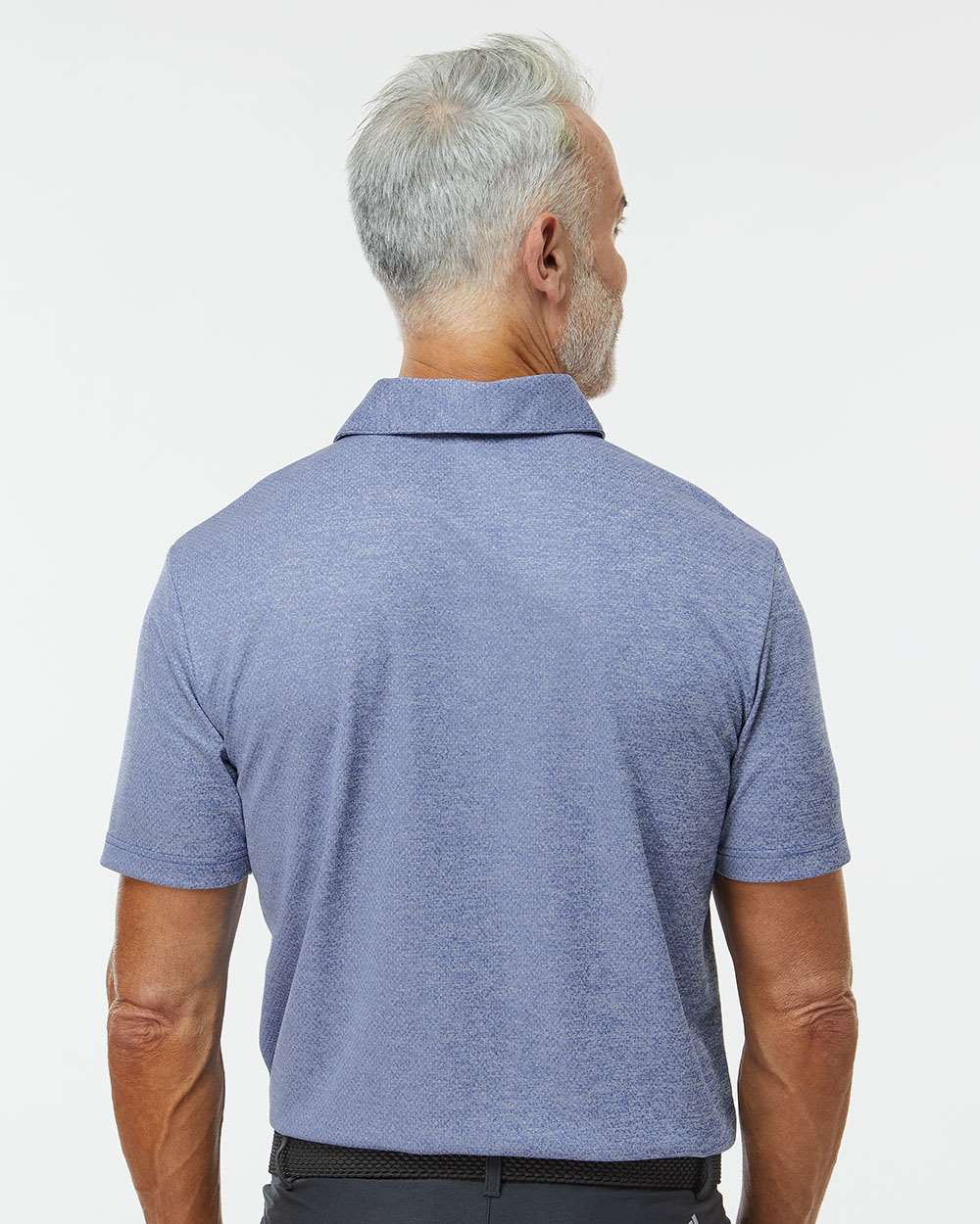 Collegiate Royal Melange Space Dyed Polo - A591 plain