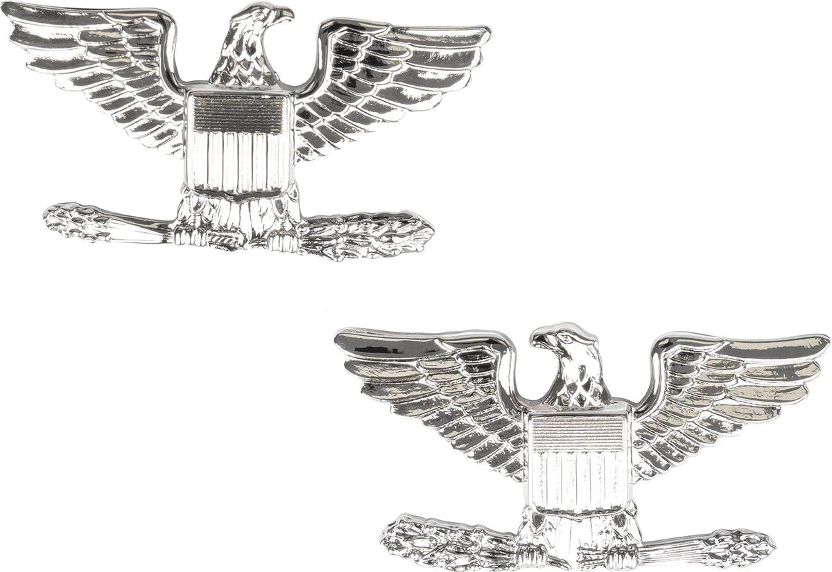 Colonel Insignia Pin - Silver