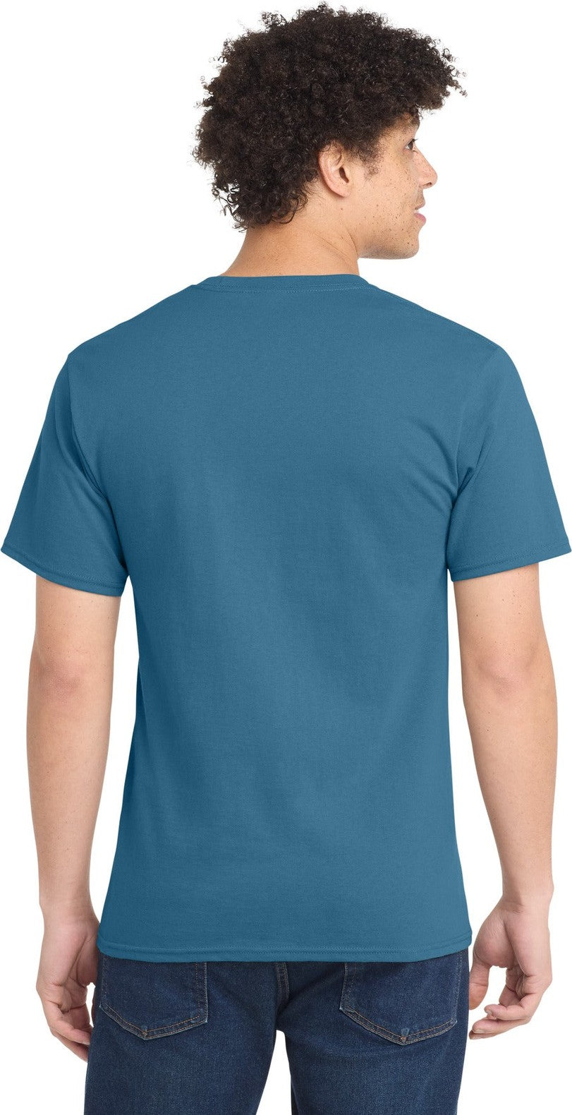 Colonial Blue Port & Co Essential Tee. PC61