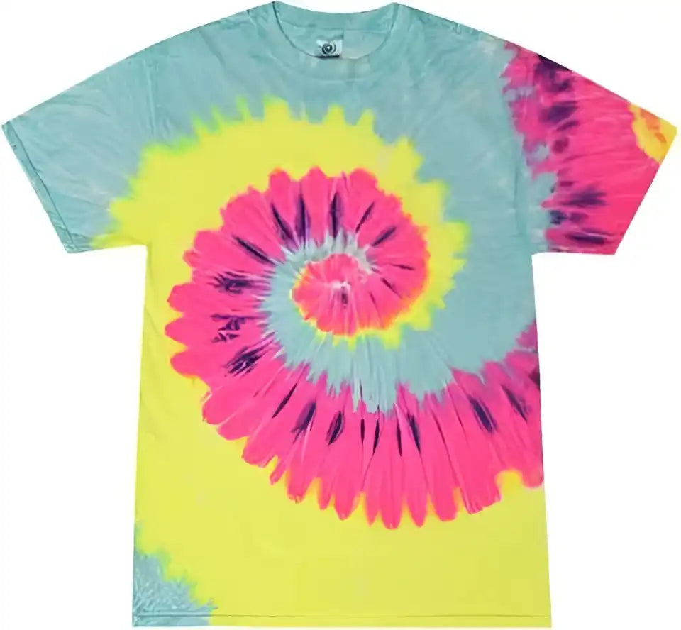 Colortone 1000 Multi Color Tie Dyed t Shirt Blast